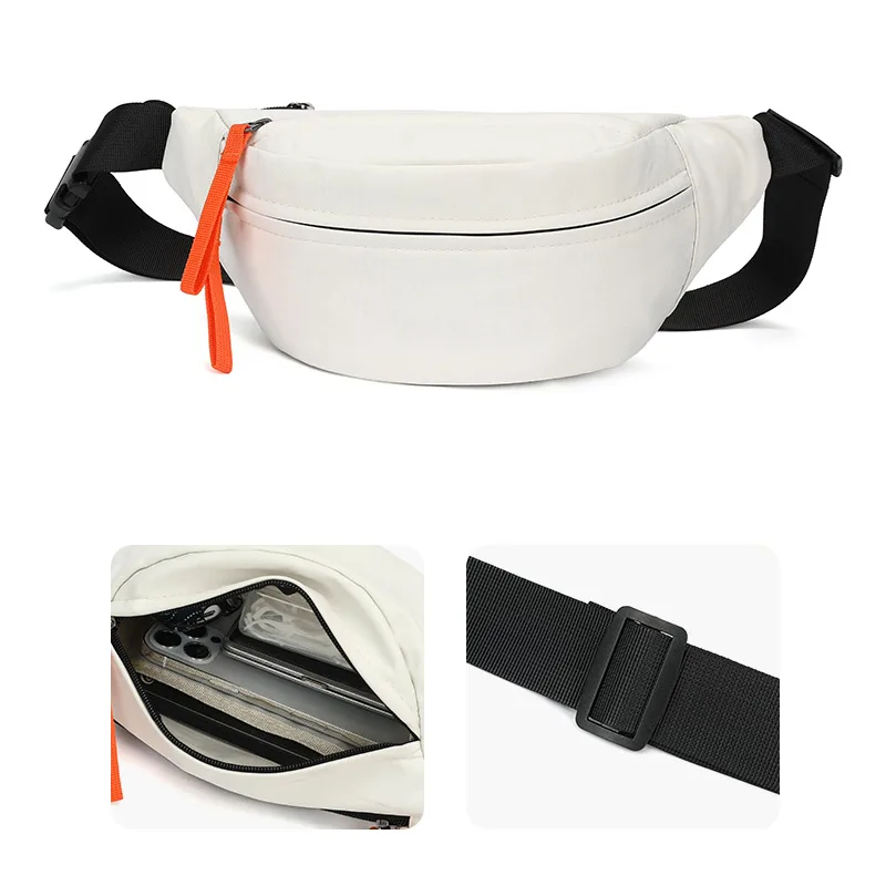 Travel Lightweight Waist Bag Running Mobile Phone Bag Men's Sports Women's Student Men's Crossbody Small Bag Shoulder Bag Waterp