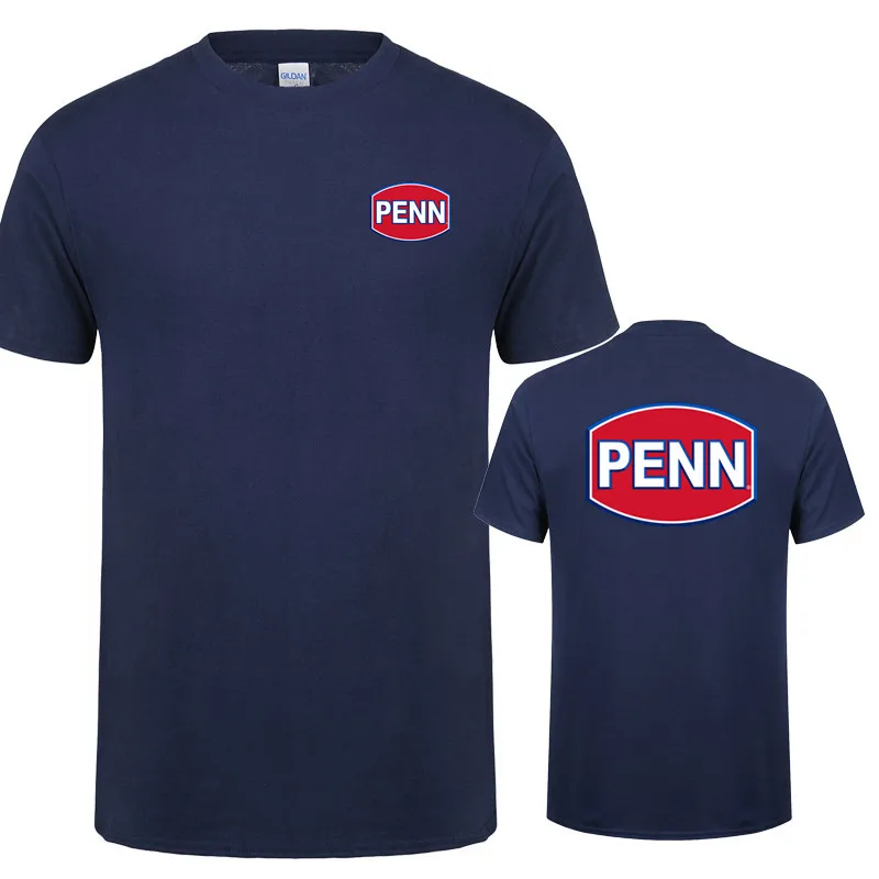 Penn Reels T 셔츠 코튼 남성 여름 물고기 애호가 T-셔츠 Funny Tee Man Penn Fishing Reel Tshirt