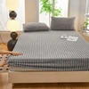 Plush Fitted Sheet Skin-friendly Bedsheet Warm Winter Bed Cover Soft Mattress Protector Bed Linen drap de lit (No Pillowcase) 2