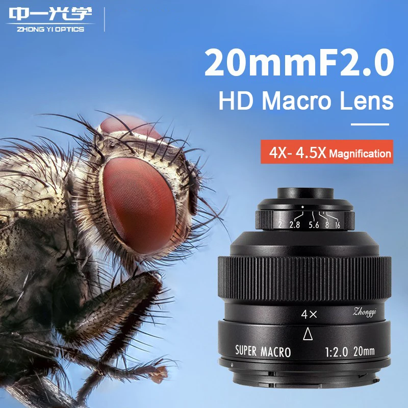 中一光学　Zhongyi 20Mm F2.0 Super Macro Mitakon Creator 20mm f/2 | Mitakon - ZY Optics
