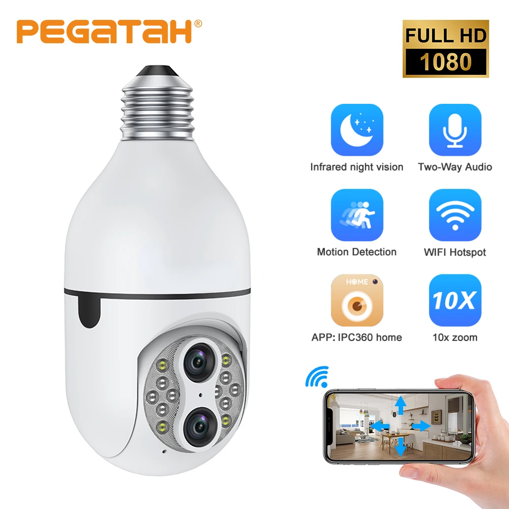 

IP-камера PEGATAH PTZ уличная с поддержкой Wi-Fi и ночного видения