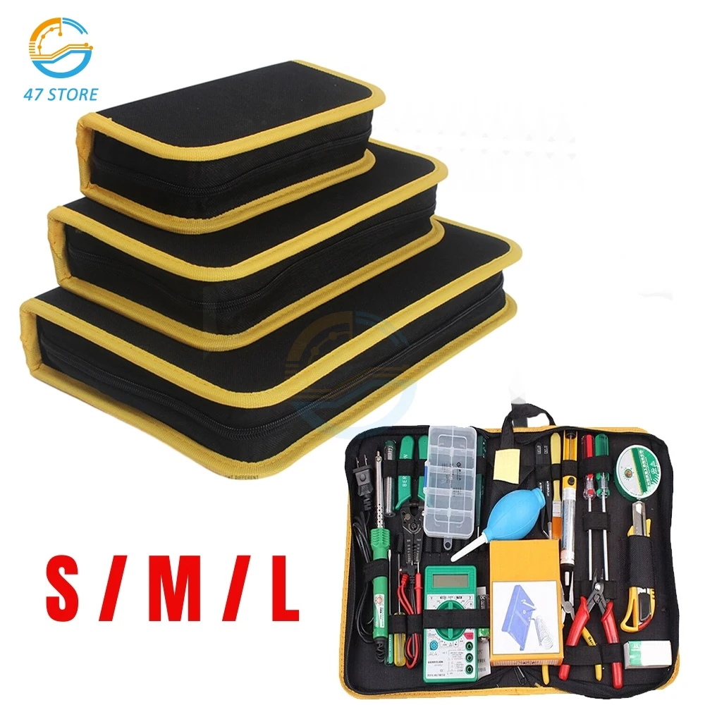 

Multifunction Oxford Canvas Repair Tool Bag Hardware Screws Nails Organizer Soldering Iron Pouch Case Portable Travel Tools Bags