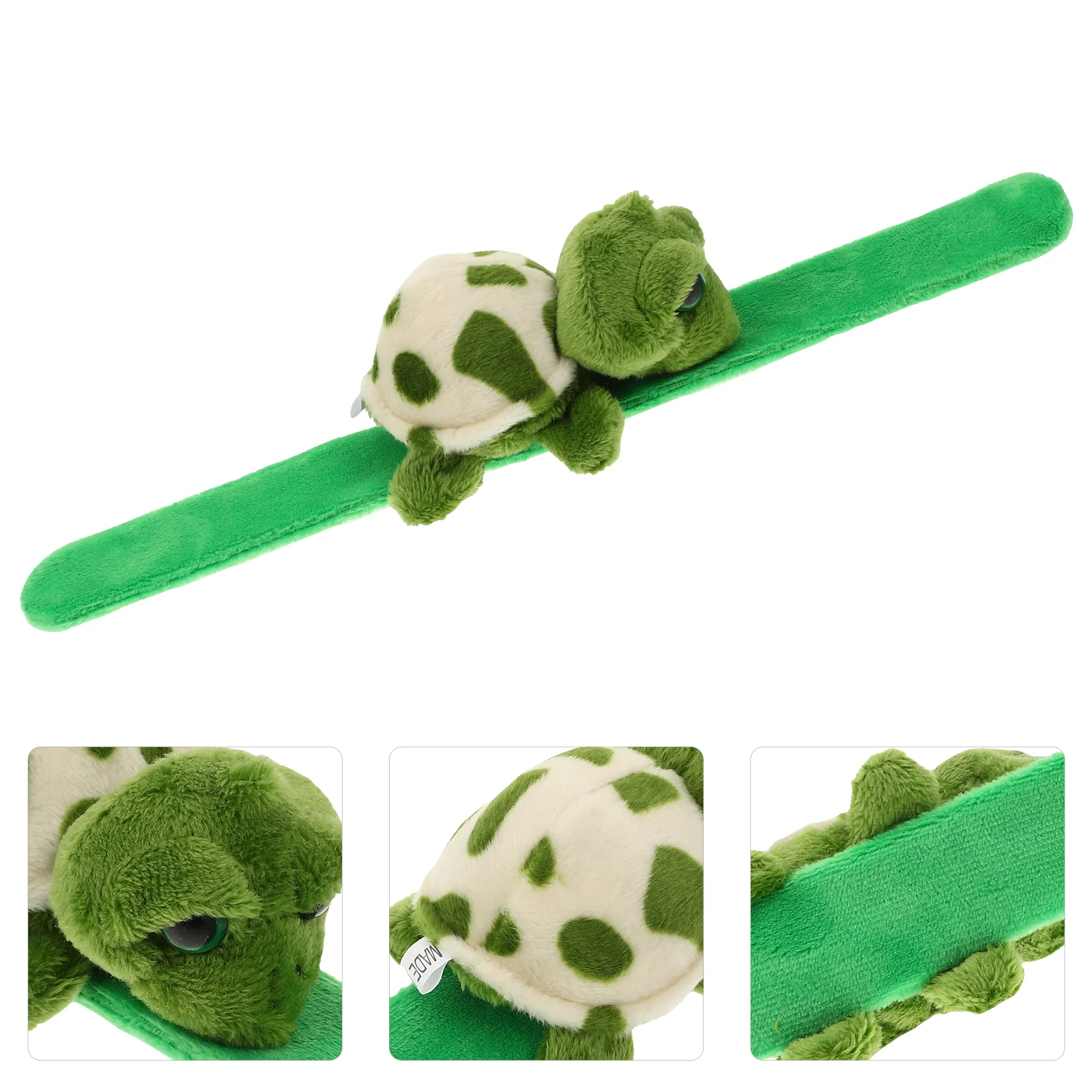 

Plush Turtle Slap Couples Bracelets Huggers Christmas Goody Bag Filler Stuffed Hug Animal Snap Wristbands Furry Tortoise Wrist