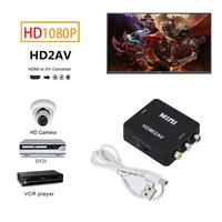 HD 1080P RCA AV To HDMI-compatible Composite Adapter Converter AV2HDMI Audio Video Cable HDMI TO AV with USB Cable For HD TV BOX - Image 5