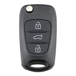 Remote Key Shell For Hyundai I20 I30 X35 IX20 For Hyundai Veloster For Kia Ceed Sportage RIO 3 Buttons Flip Folding Remote Key