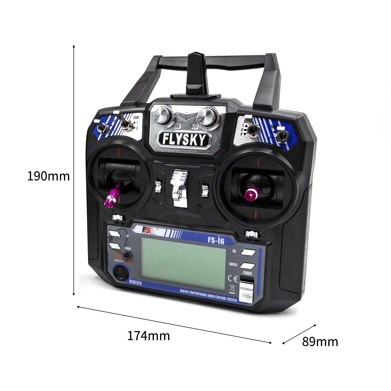 Radiocommande 6CH 2.4GHz pour Hélicoptère/Planeur RC avec Récepteur