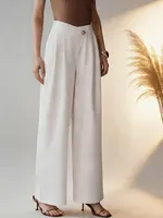 Autumn New Women's Trousers Streetwear Fashion Elegant Female Pants Clothing Solid Sexy Casual Slim Versatile Button Trousers - Image 6