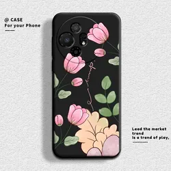 Cute Flower Silicone Cartoon Phone Case - Fashion Back Cover & Protection for TCL 50 XL NxtPaper5G (HS-C0045)