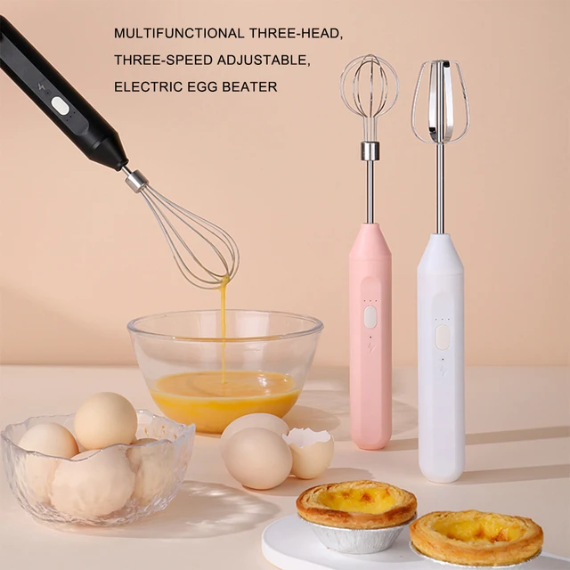 Electric Milk Foamer Blender Wireless Coffee Whisk Mixer Handheld Egg Beater  Cappuccino Frother Mixer USB Portable Kitchen Food - AliExpress