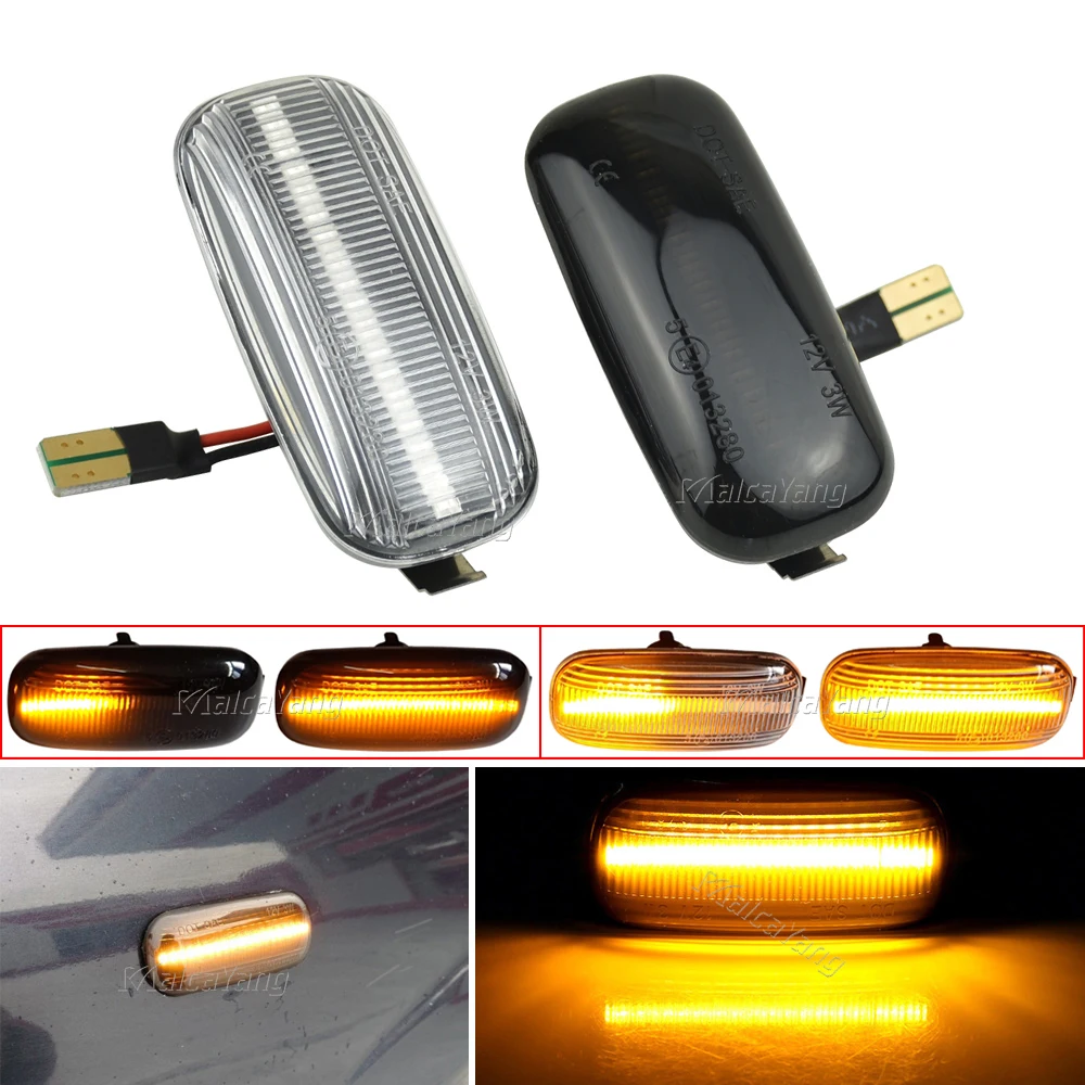 Dynamic Turn Signal Light LED Side Marker Fender Sequential Indicator
