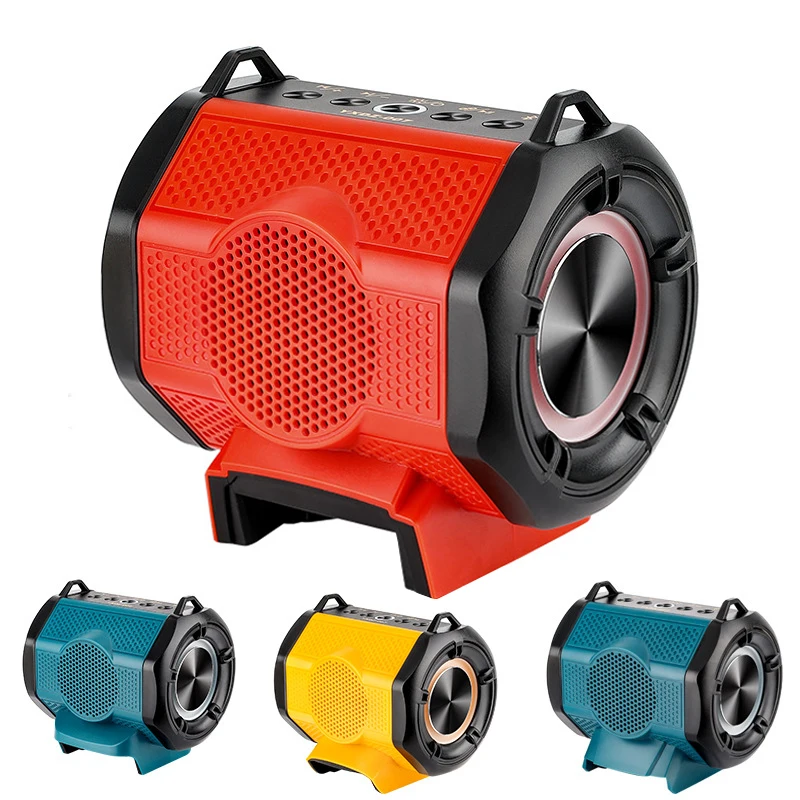Беспроводная Bluetooth-Колонка Hi-Fi для работ на месте, для Makita, Bosch, Dewalt, Milwaukee, 18-20 в, литий-ионный аккумулятор BL1860, BL1840, Bat609, DCB200