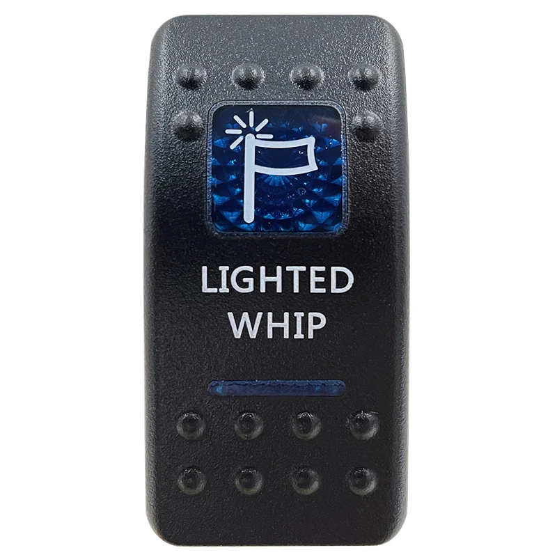 Blue LED Rocker Switch Button - Enhanced Interior Lights & Camper Accessories