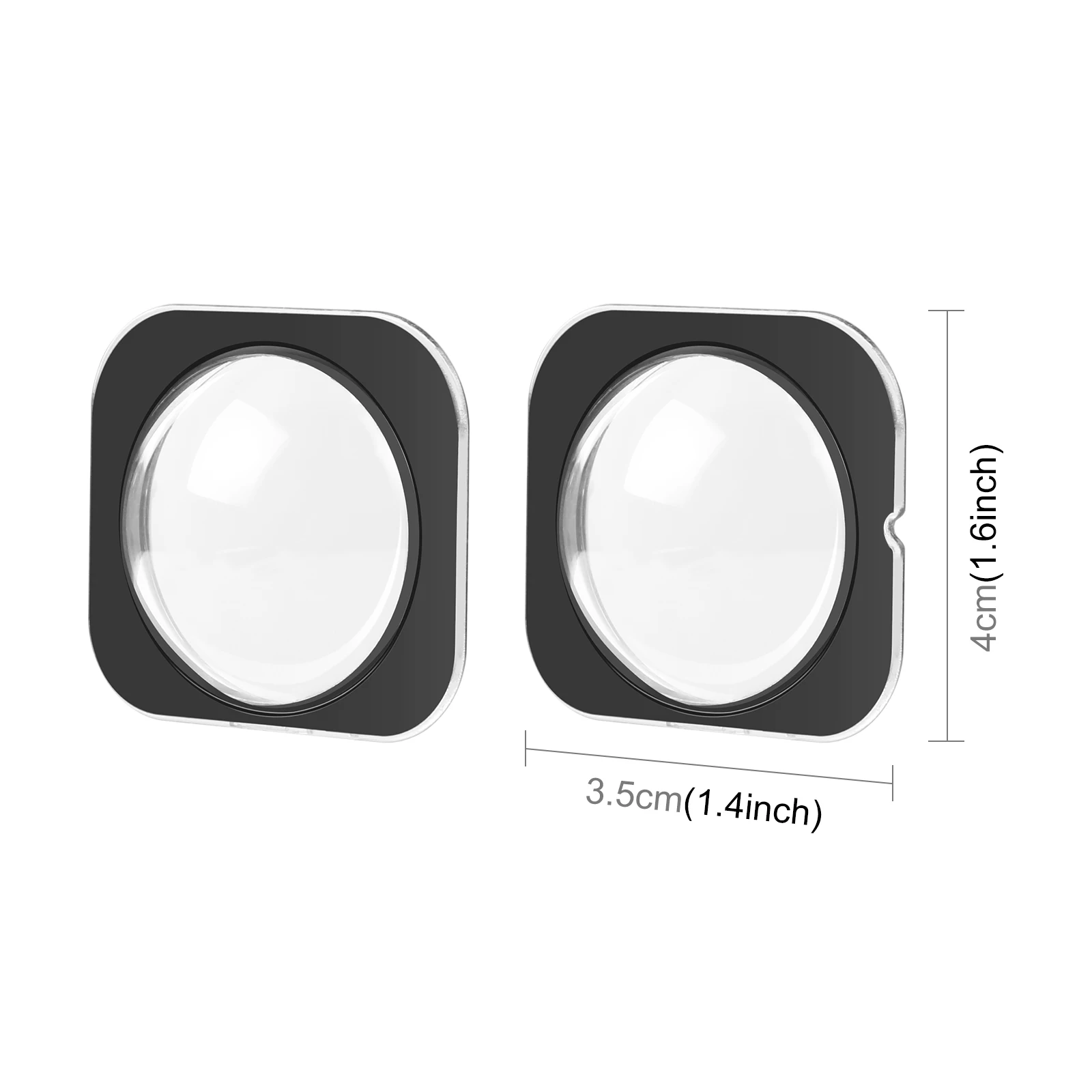 PULUZ PC Lens Guard Protective Cover Case for Insta360 X3 Optical Tempered Glass Sticky Lens Cap