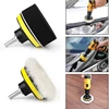 11Pcs/Set Polishing Sponge Plate Set Imitation Plush Waxing Cleaning Sponge Wheel Car Beauty Electric Drill Polishing Disc 3