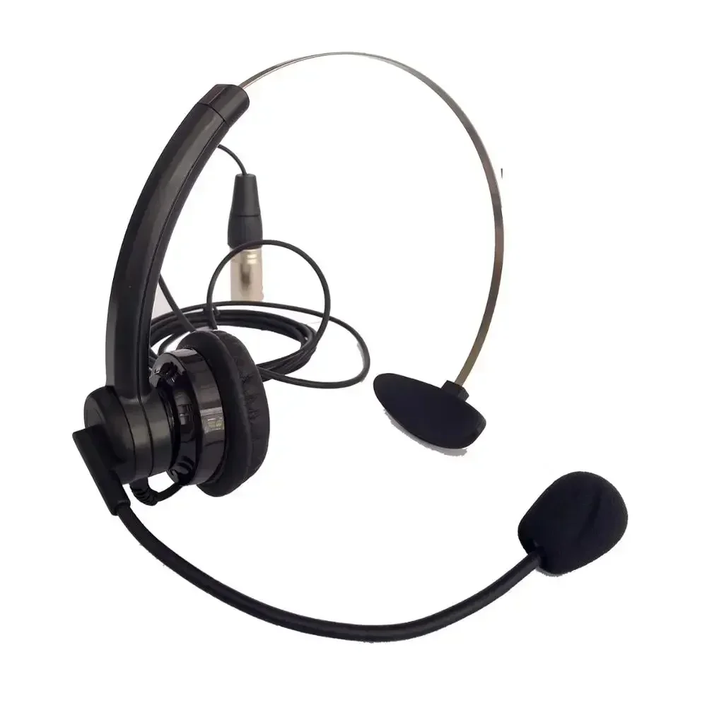 

For TELIKOU NE-11 Super Light Headband Headset with Microphone Intercom Headset XLR Connector 4 Pin 5pin