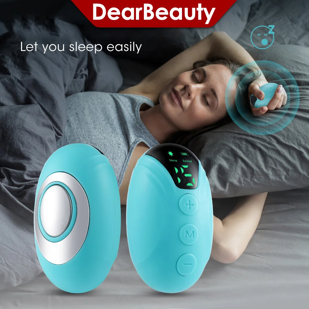 Handheld Sleep Aid Device Green ABS Plastic Relieve Insomnia