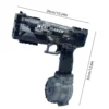Strong Glock LED Electric Water Pistol Toy Automatic Squirt Water Gun Continuous Spray Blaster Summer Pool Toys for Kids Adult 6