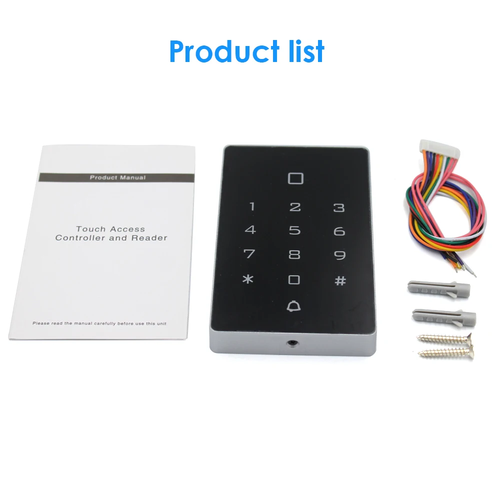 access keypad Wifi Tuya Access Control 125khz RFID Card Access Control Lock 1000 User Remote Control Access Reader best smart locks for home