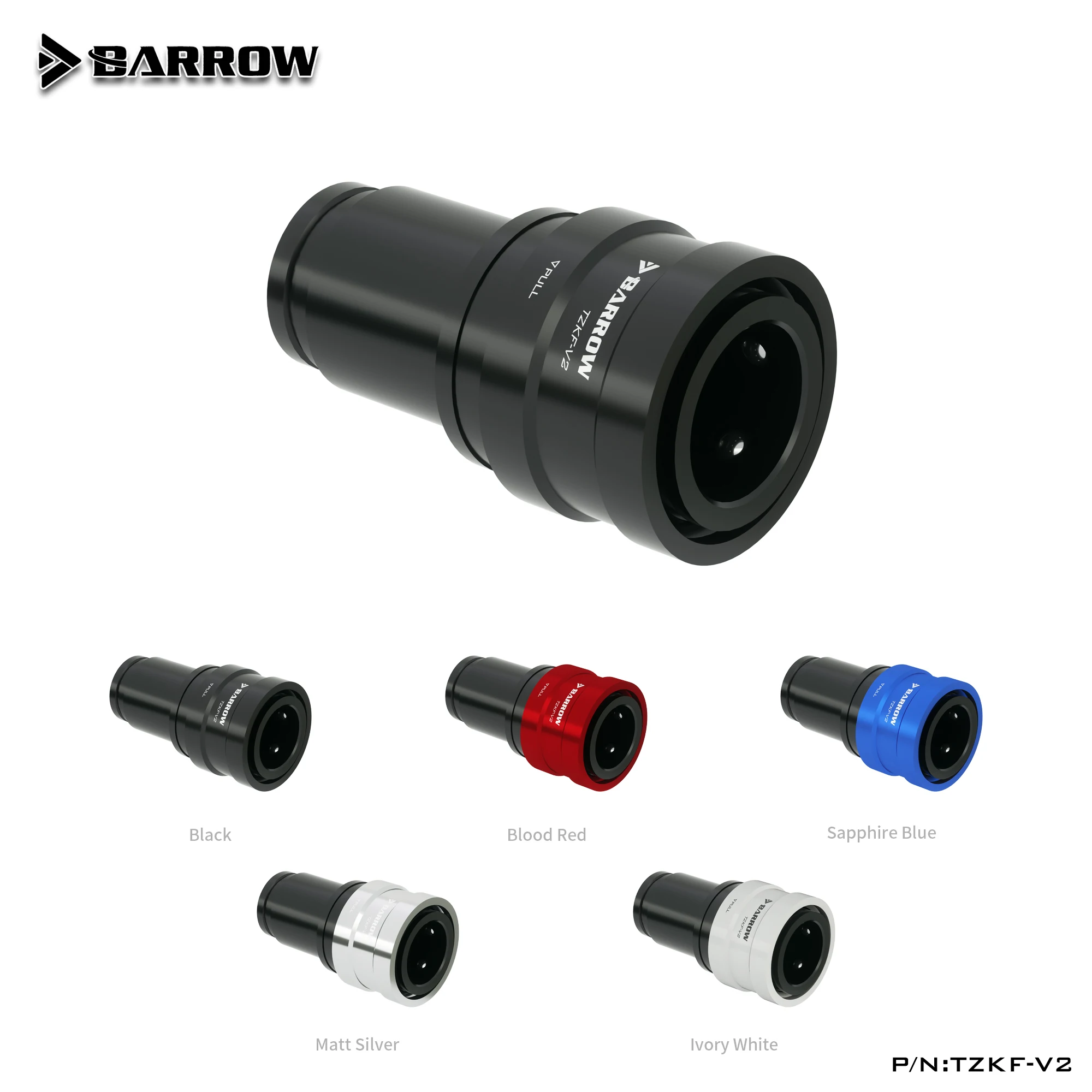 Barrow Macho para Acessórios de Latão Fêmea Selar o Bloqueio Conector Rápido Parar a Selagem Tzkmf-v2 Conjunto - Imagem 6