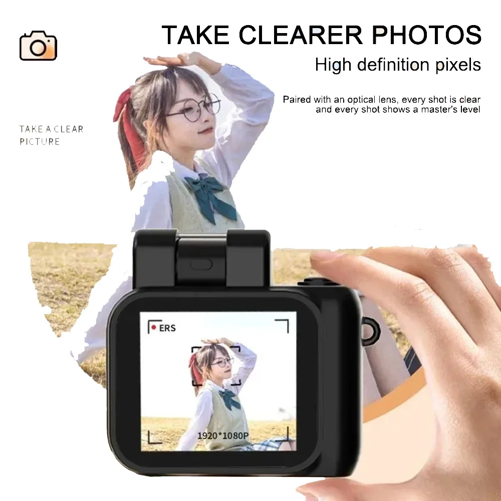 Fotocamera Digitale Portatile - Mini Camera 1080p Con Display 1.44" - Foto 12