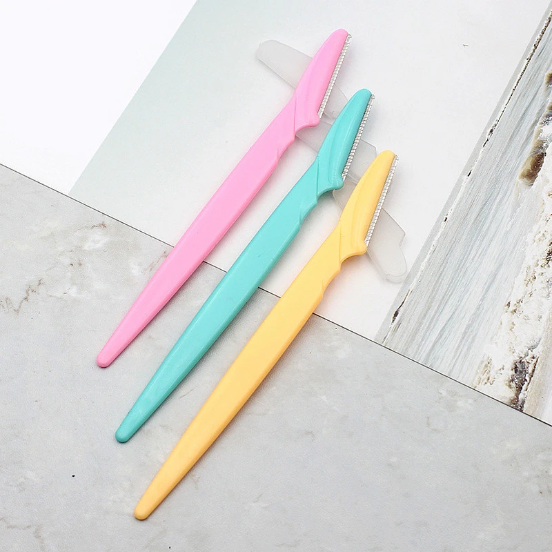 New 3pcs Eyebrow Trimmer Safe Facial Blades Shaping Knife Eye Brow