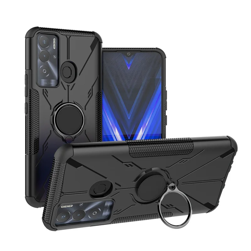 ForTecnoPovaNeo2CaseLuxuryRingBackCoverStandArmorShockProof