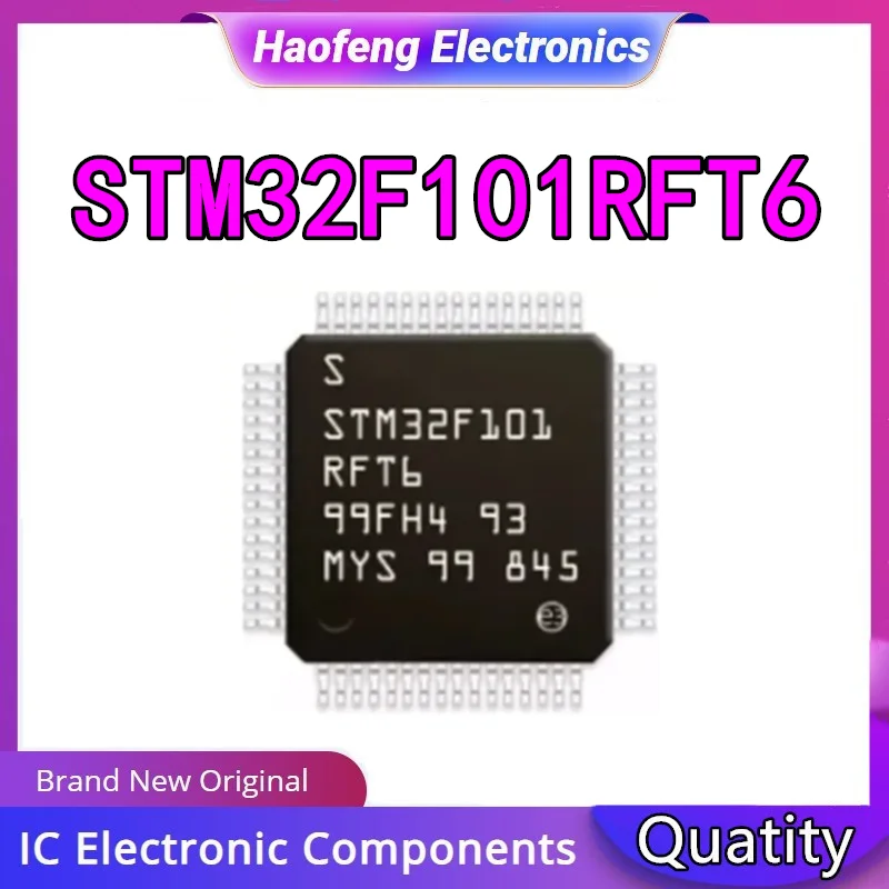 

STM32F101RFT6 LQFP-64 32 Bit MCU ARM Single Chip in stock