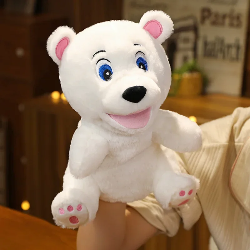 thumbnail image 1 of Stuffed Plush Animals Toys Hand Finger Puppet Kawaii Dolls Educational Baby Toys Learning & Education Monkey Tiger Children Gift, 1 of 5