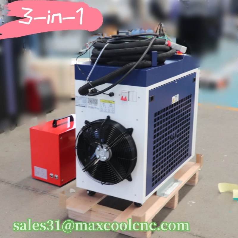 Small Mini Size CW Laser Welding Machine Auto Feeding Laser Weld Paint Cleaning Machine Wood Metal Paint Coatings Cleaner
