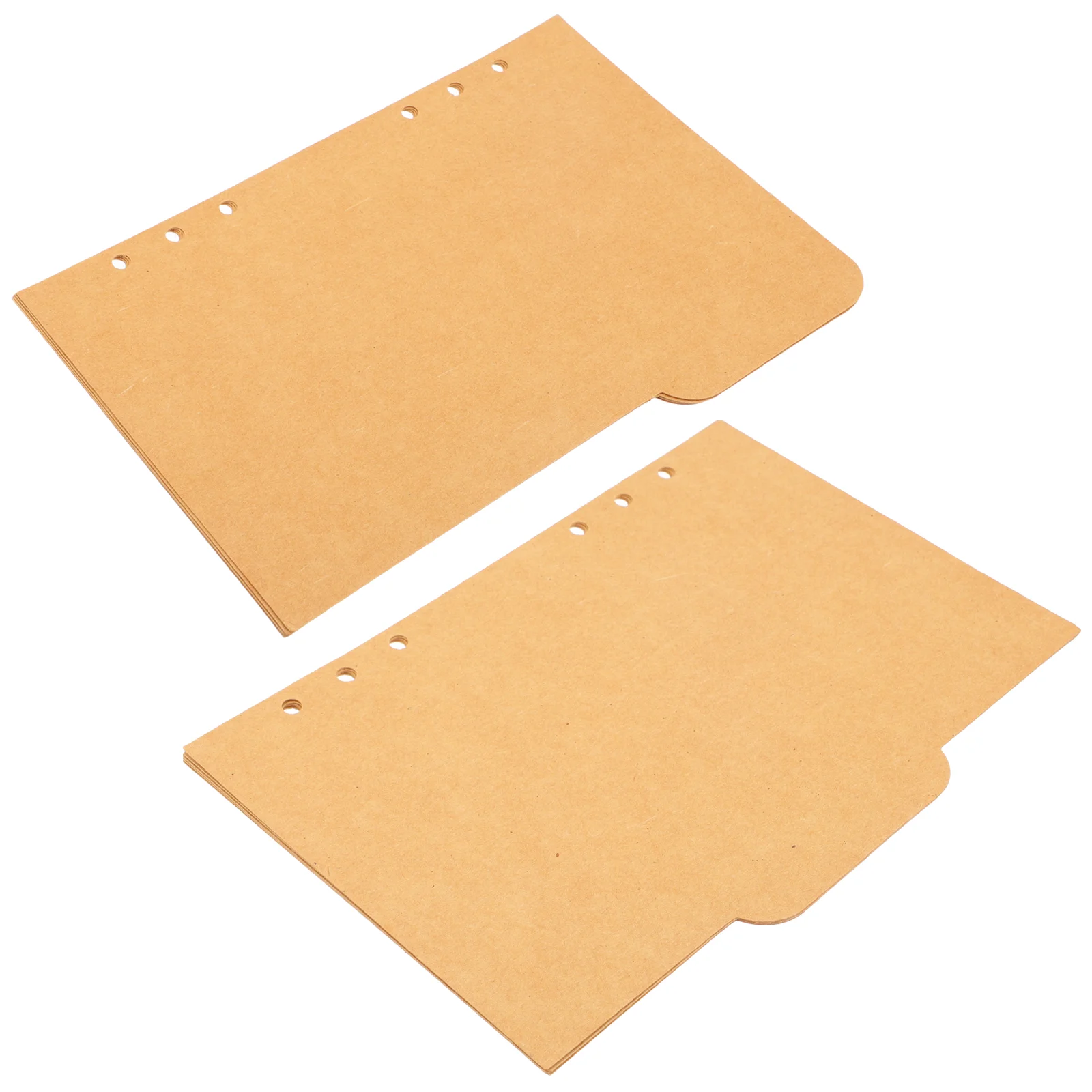 

Sets/20PCS A5 Holes Binder Dividers Kraft Notebook Divider Binder Paper Dividers Binder Page Paper Divider Tabs Accessories