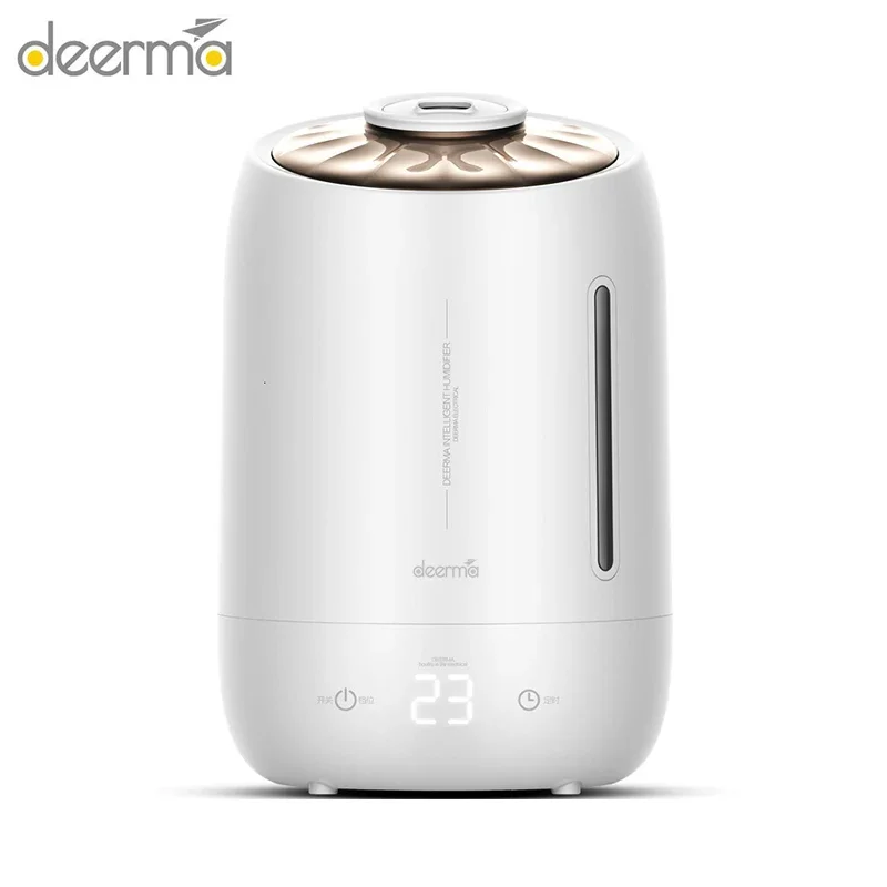 DEERMA DEM-F600 Household Air Humidifier Air Purifying Mist Maker Timing Intelligent Touch Screen Adjustable Mini Diffuser