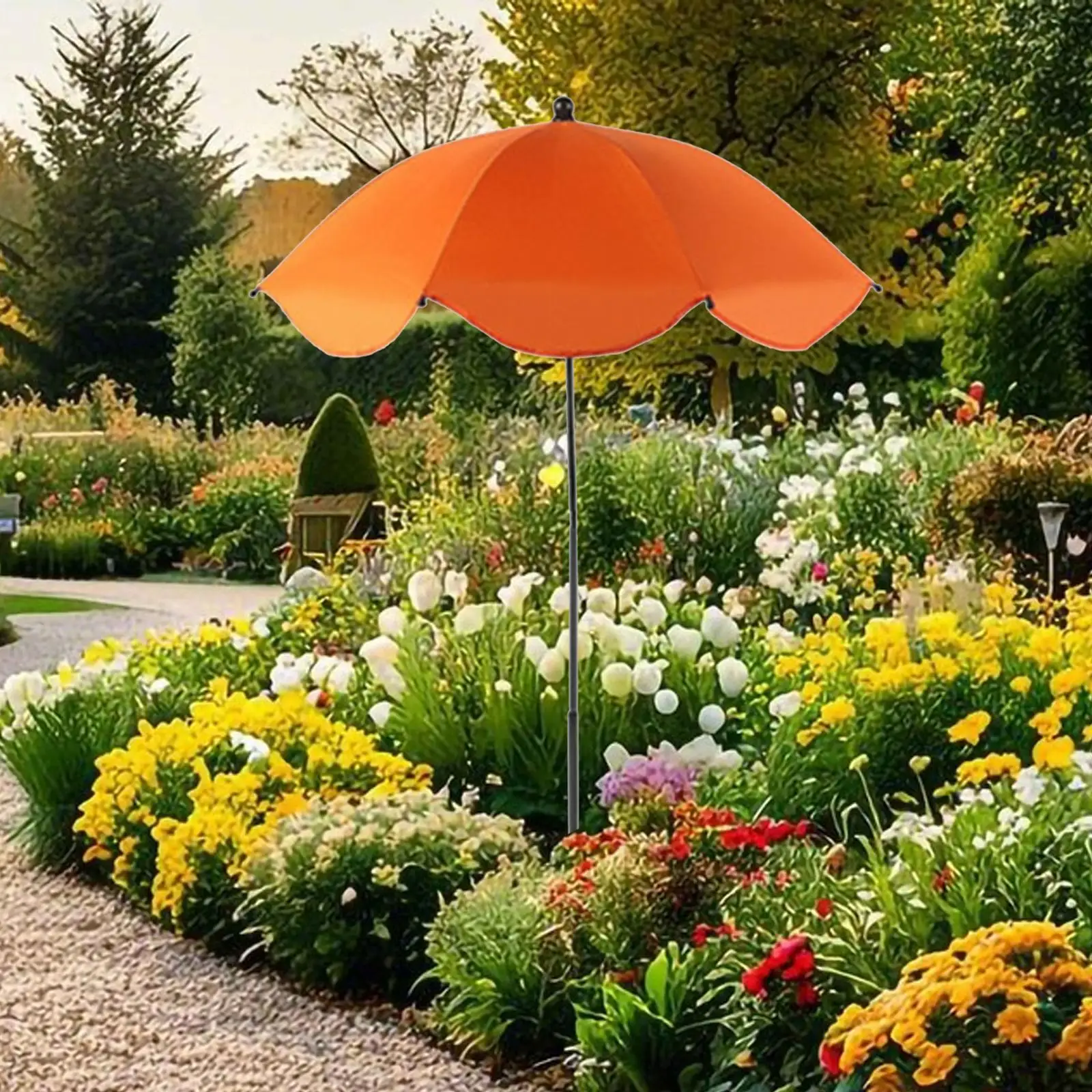 Plant Umbrella Weatherproof Provide Shade to Defend Plants from Blazing Sun Parasol Garden Umbrella Shade for Outdoor Plants