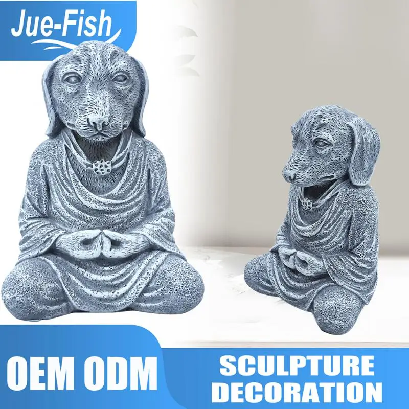 

Decorative Dog 190g Non Toxic Harmless Realistic Shape Durable Frostproof Party Supplies Resin Crafts Dogs Pack Weather Proof