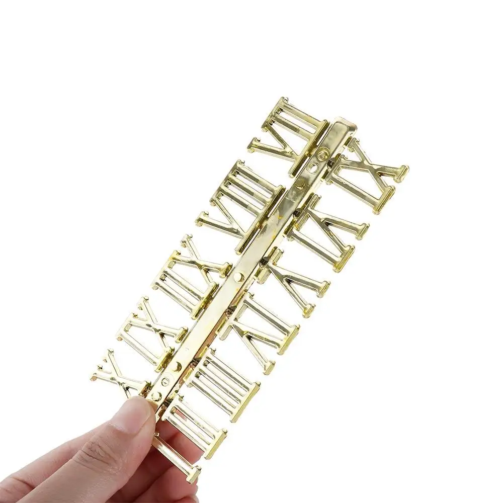 Quartz Clock Movement 1 Set Quartz Clock Numerals Accessories Arabic Number Roman Numerals Clock Parts Handmade Material Restore Digital Repair Tools