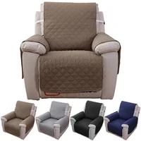 Quilted Anti-wear Recliner Sofa Cover For Dogs Pets Kids Anti-slip Couch Cushion Slipcover Armchair Furniture Protector Washable 1