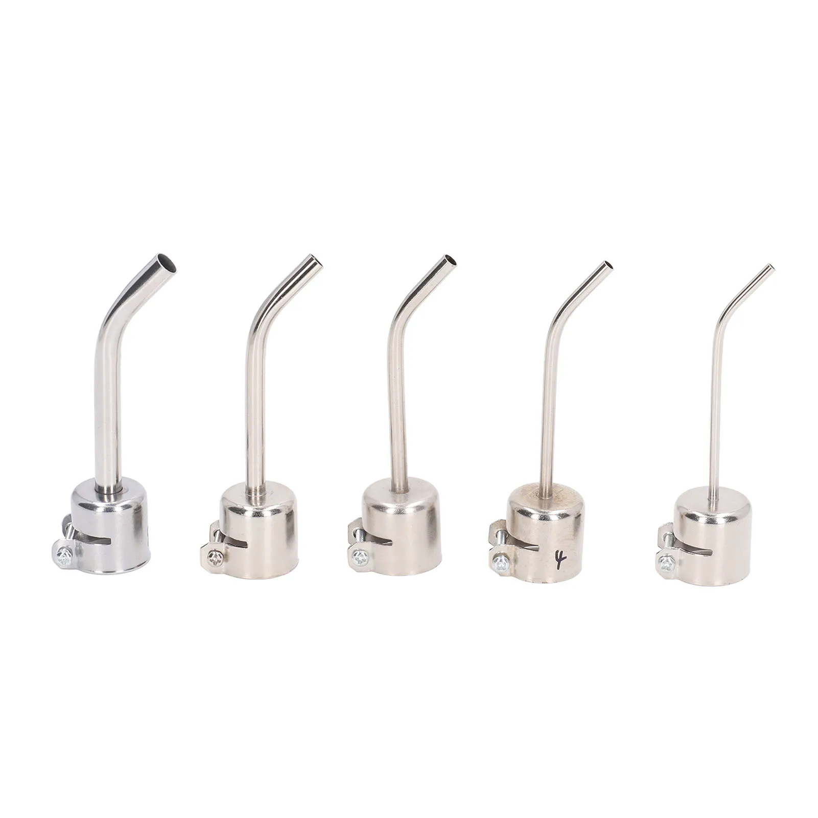 Heat Nozzle High Strength Hot Guns Nozzles Curved Aluminum Alloy Firm Connection Stable Flowing for 850 850A 852
