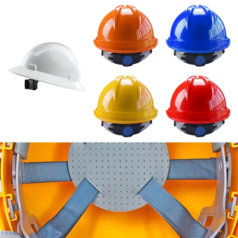 Better Balance Construction Helmet ABS Safety Helmet Easy To Adjust Low Profile Design Optimal Safety Prolonged Wear Comfort