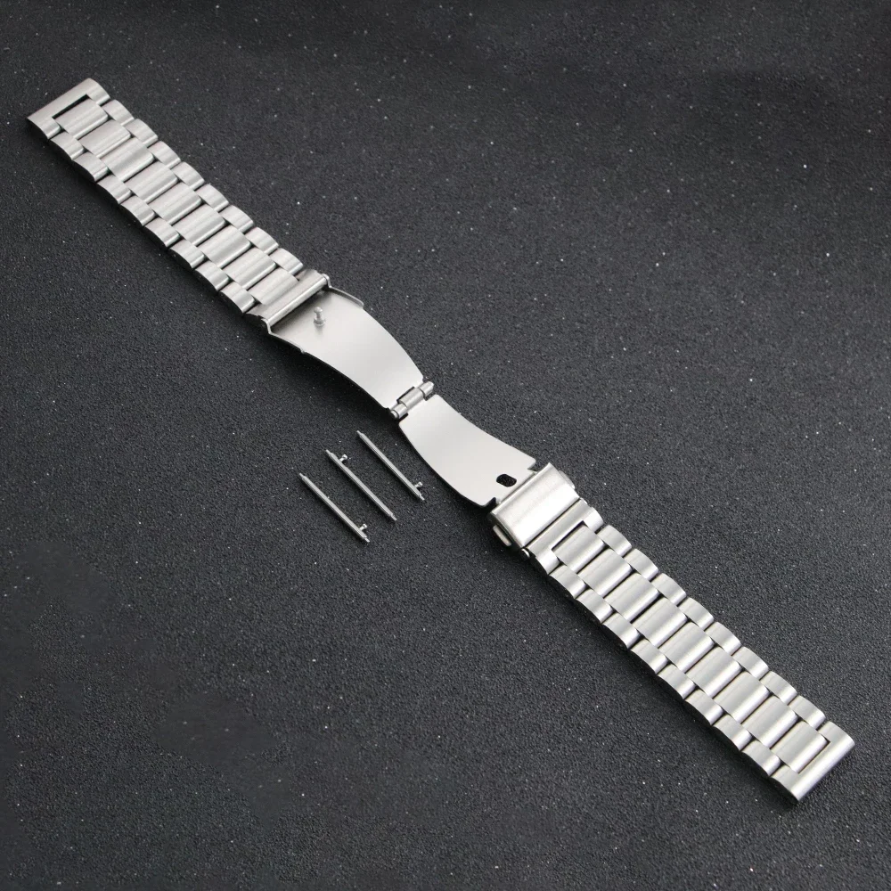 Premium Stainless Steel Watch Strap, 20mm/22mm, Metal Band