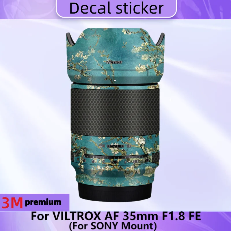 Per Viltrox Af 35Mm F1.8 Fe Per Sony Mount Lens Sticker Decalcomania Protettiva Per La Pelle Involucro In Vinile Pellicola Protettiva Antigraffio 35 1