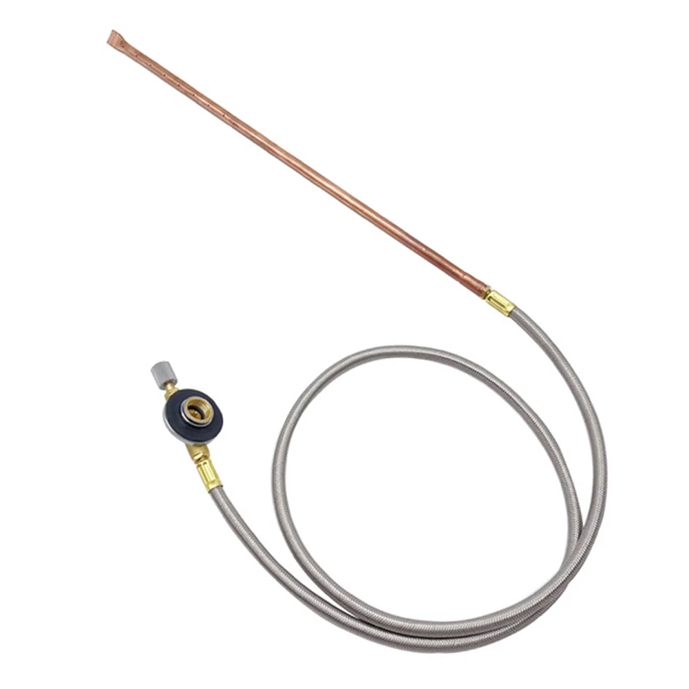 

Fire Starter Gas Appliance преобразователь из алюминиевого сплава простой в использовании элегантный ручной глянцевый Кемпинг из нержавеющей стали