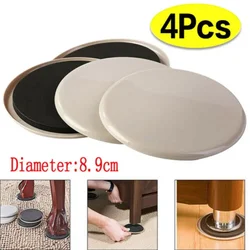 Heavy - Duty Furniture Slider Pads - Carpet Protectors & Movers, Anti - Abrasion Floor Gliders (Set of 4)