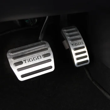 Chery Tiggo 7 8 Pro Plus Tiggo 2 3X 4 5X Tiggo7 Tiggo8 Max 2016 - 2021 2022 2023 2024 자동차 연료 브레이크 페달 커버 액세서리