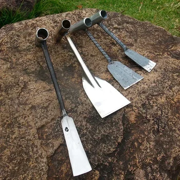 Digging Soil Weeding Shovel Old-fashioned Forging and Planting Tools Household Loosening Shovel Shovel Household Garden Tools