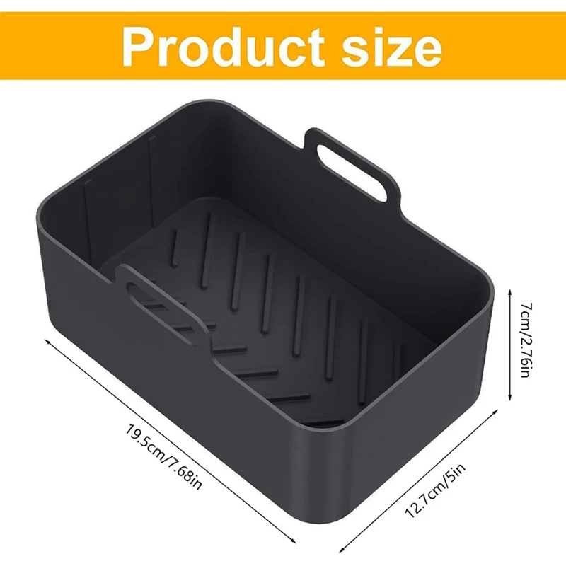 Air Fryer Silicone Pot For Ninja Foodi Dual Reusable - Temu