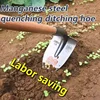 Household Thickened All Steel Hoe Soil Digging Vegetable Planting Large Hoe Weeding Outdoor Tools All Steel Hoe 1