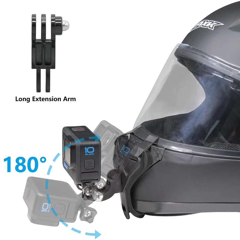 오토바이 헬멧 스탠드 마운트 홀더 GoPro Hero13 12 10 9 8 액션 스포츠 카메라 홀더 오토바이 카메라 모바일용