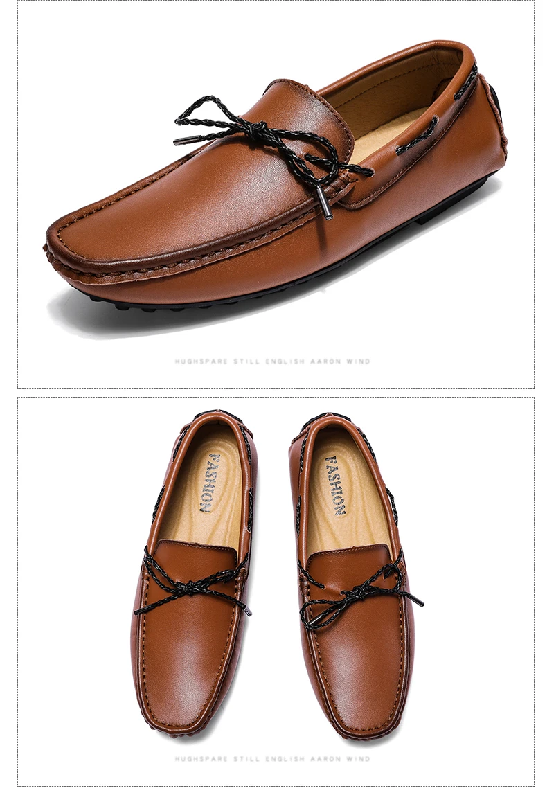 DEKABR Loafers Shoes Men Spring Clasicc Vintage Comfy Flat Moccasin Fashion Men Slip-on Boat Shoes For Men Casual Shoes