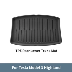 All-Weather TPE Cargo & Trunk Mats with Protective Seat Back Pads (Lower Trunk Mat)