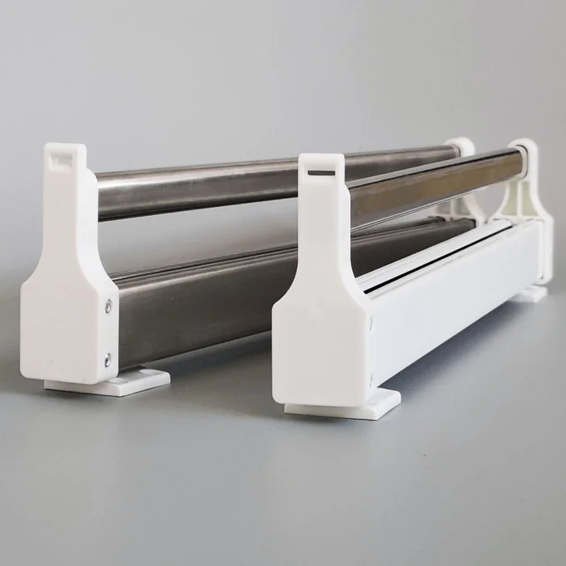 50KG heavy duty top mounted pull out closet hanger cabinet retractable clothes pants rack closet hanger