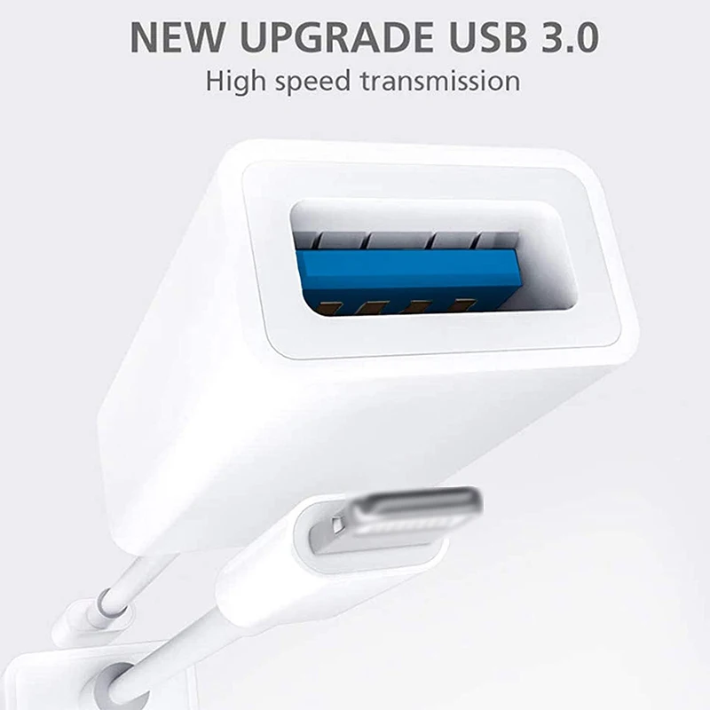 Adaptateur Lightning vers USB pour caméra OTG pour iPhone/iPad,Compatible  avec USB 3.0,avec port de charge rapide.Connectez facilement lecteurs de  carte,claviers,souris,clés USB et contrôleurs de jeu : : High-Tech